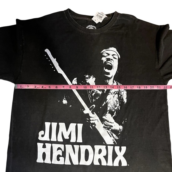 NEW Jimi Hendrix Jamming blues rock Official T-Shirt Medium Oversized NWT - Picture 4 of 8